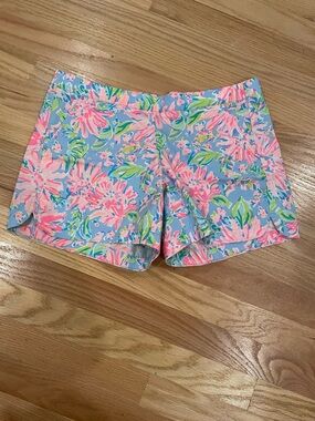 Lilly Pulitzer Pink & Blue Floral Shorts